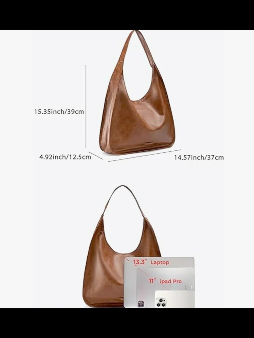 NEWBELLA Women's Hobo Bag – Faux Leather Shoulder Bag